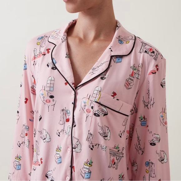 Kate Spade Housewarming Pink Cropped 2 Piece
Pajama Set XL - Picture 2 of 11